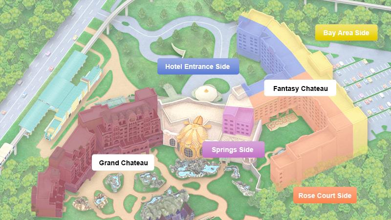 Guest room locations (Concept image)