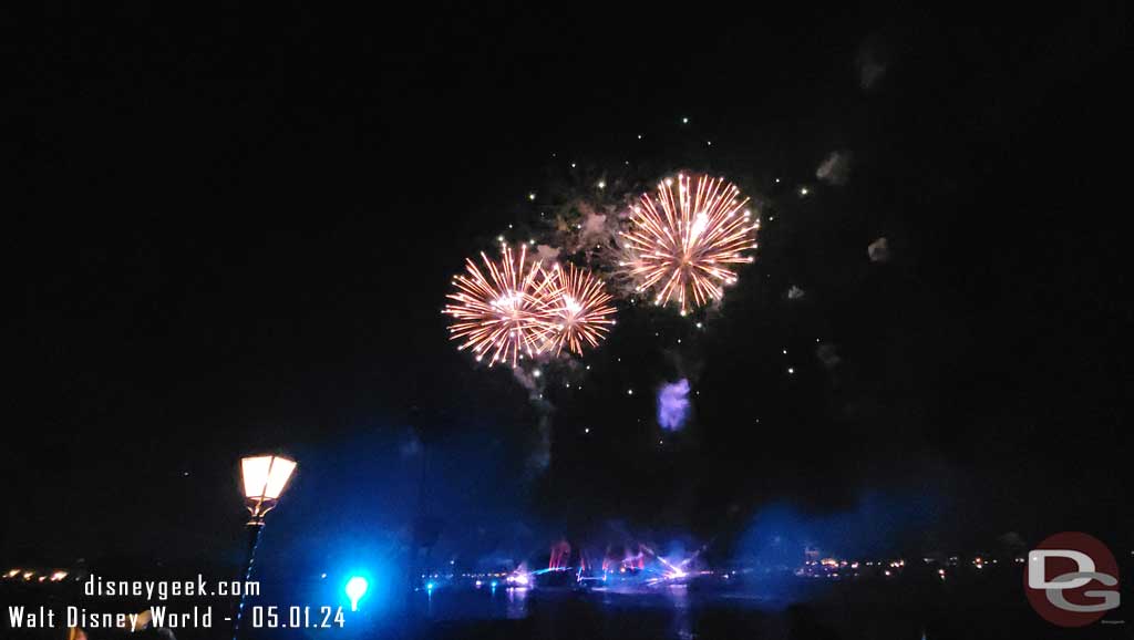 Luminous the Symphony of Us from Across the Walkway from the Refreshment Port at EPCOT On May 1, 2024