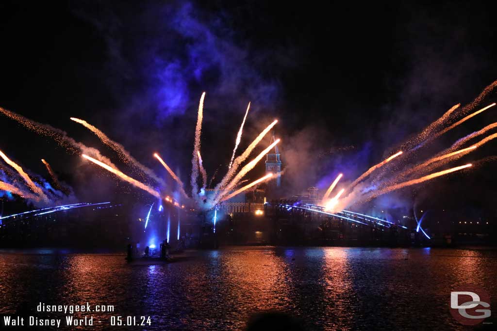 Luminous the Symphony of Us from Across the Walkway from the Refreshment Port at EPCOT On May 1, 2024