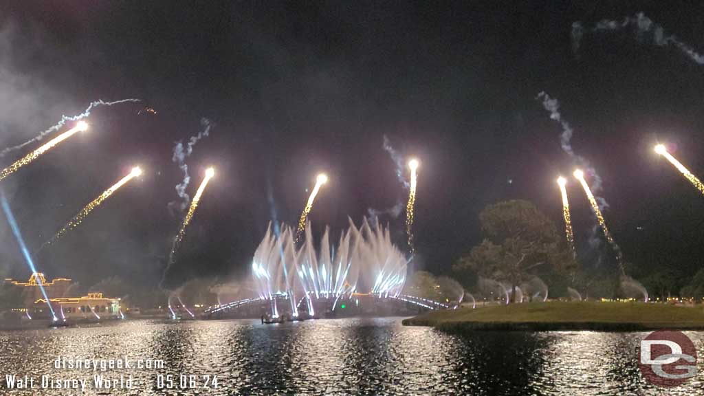 Luminous the Symphony of Us from Terrace des Fleurs at EPCOT On May 6, 2024