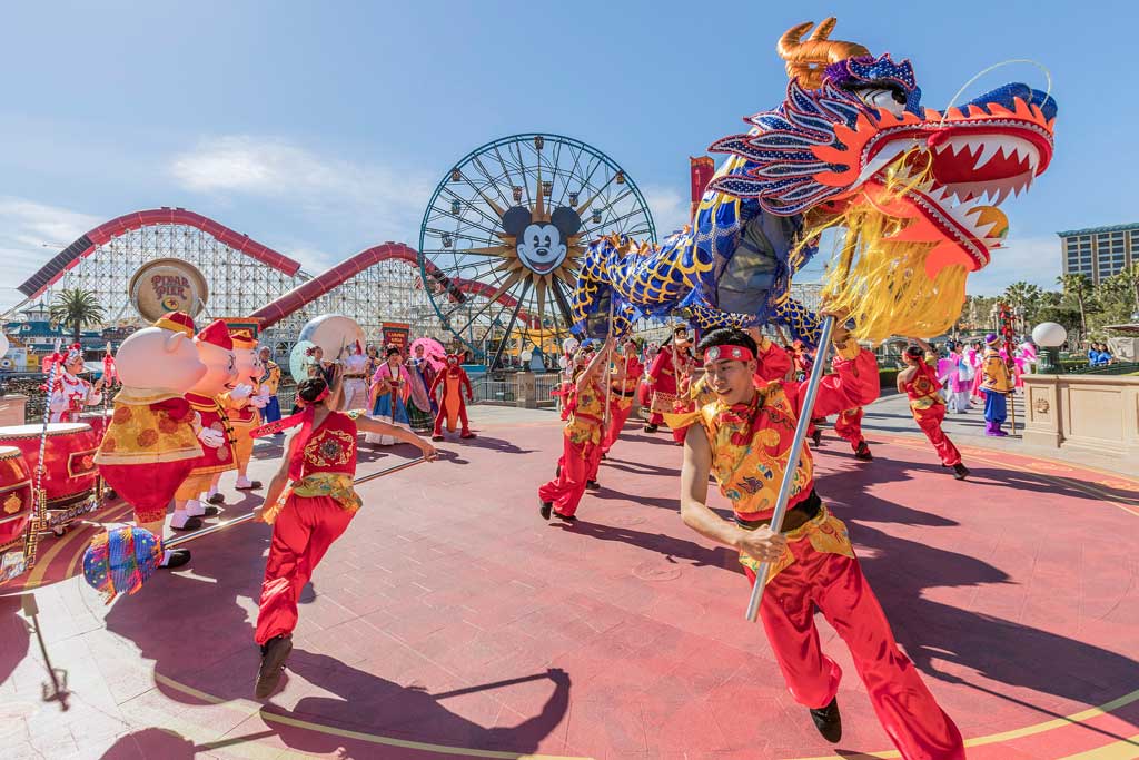 Lunar New Year at Disney California Adventure Park Lunar New Year will return to Disney California Adventure Park from Jan. 23-Feb. 18, 2024. A tribute to Chinese, Vietnamese and Korean traditions, this multicultural celebration will ring in the Year of the Dragon with Asian-inspired food and beverages, vibrant décor and Mushu leading the way in “Mulan’s Lunar New Year Procession.” For additional Disneyland Resort limited-time seasonal event dates, visit DisneyParksBlog.com. (Joshua Sudock/Disneyland Resort)