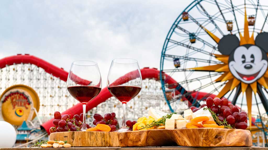 Disney California Adventure Food & Wine Festival at Disney California Adventure Park Disney California Adventure Food & Wine Festival will return to Disney California Adventure Park from March 1-April 22, 2024. The gastronomic extravaganza will serve up creative foods and beverages, cooking demonstrations and family-friendly entertainment inspired by the diverse cultures and cuisines of the Golden State. The popular attraction, Soarin’ Over California, also returns for a limited time. For additional Disneyland Resort limited-time seasonal event dates, visit DisneyParksBlog.com.  (Disneyland Resort)