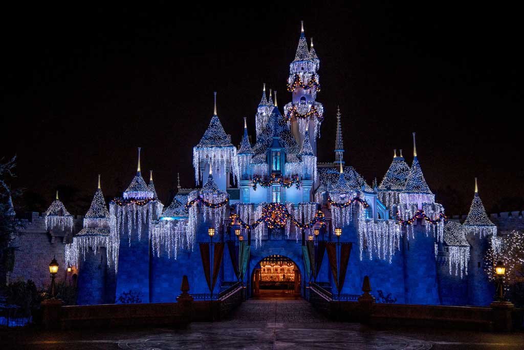 Holidays at the Disneyland Resort – Sleeping Beauty’s Winter Castle Beginning Nov. 15, 2024, the Disneyland Resort will transform into a merry and magical place during the holiday season. The celebration will feature cheerful entertainment, festive treats, specialty merchandise, sparkling décor and seasonal transformations of select attractions. Sleeping Beauty’s Winter Castle will shine brightly with the glow of the shimmering icicles and twinkling lights, enchanting guests from day to night. For additional Disneyland Resort limited-time seasonal event dates, visit DisneyParksBlog.com. (Disneyland Resort)