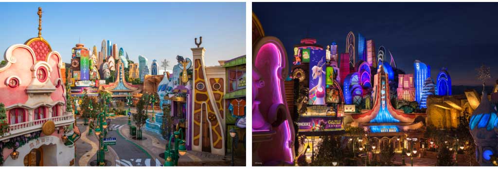 L - Zootopia brings immersive experience to guests at multiple touchpointsR - Disney’s signature storytelling and creativity creates one-of-a-kind experience