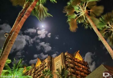Aulani this evening as I head back to my room