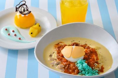 Duck Dive Set 2,040 yen Available at: Plaza Pavilion Restaurant