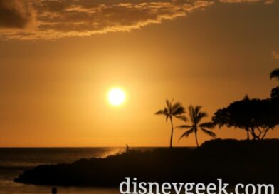 Pictures: Sunset at Aulani (2/20/24)