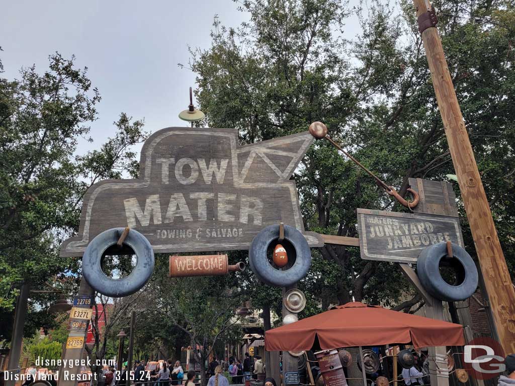 2024 - Disney California Adventure Eggstravaganza - Mater at Mater's Junkyard Jamboree