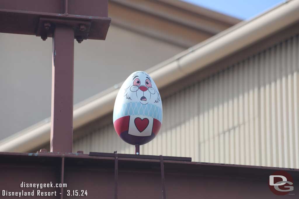 2024 - Disney California Adventure Eggstravaganza - The White Rabbit at the Cahuenga Building