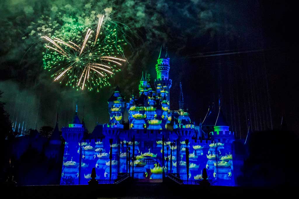 “Together Forever – A Pixar Nighttime Spectacular” will return to Disneyland Park in Anaheim, Calif., with some all-new scenes during Pixar Fest from April 26-Aug. 4, 2024, taking guests on an emotional journey of friendship with Pixar pals. (Joshua Sudock/Disneyland Resort)