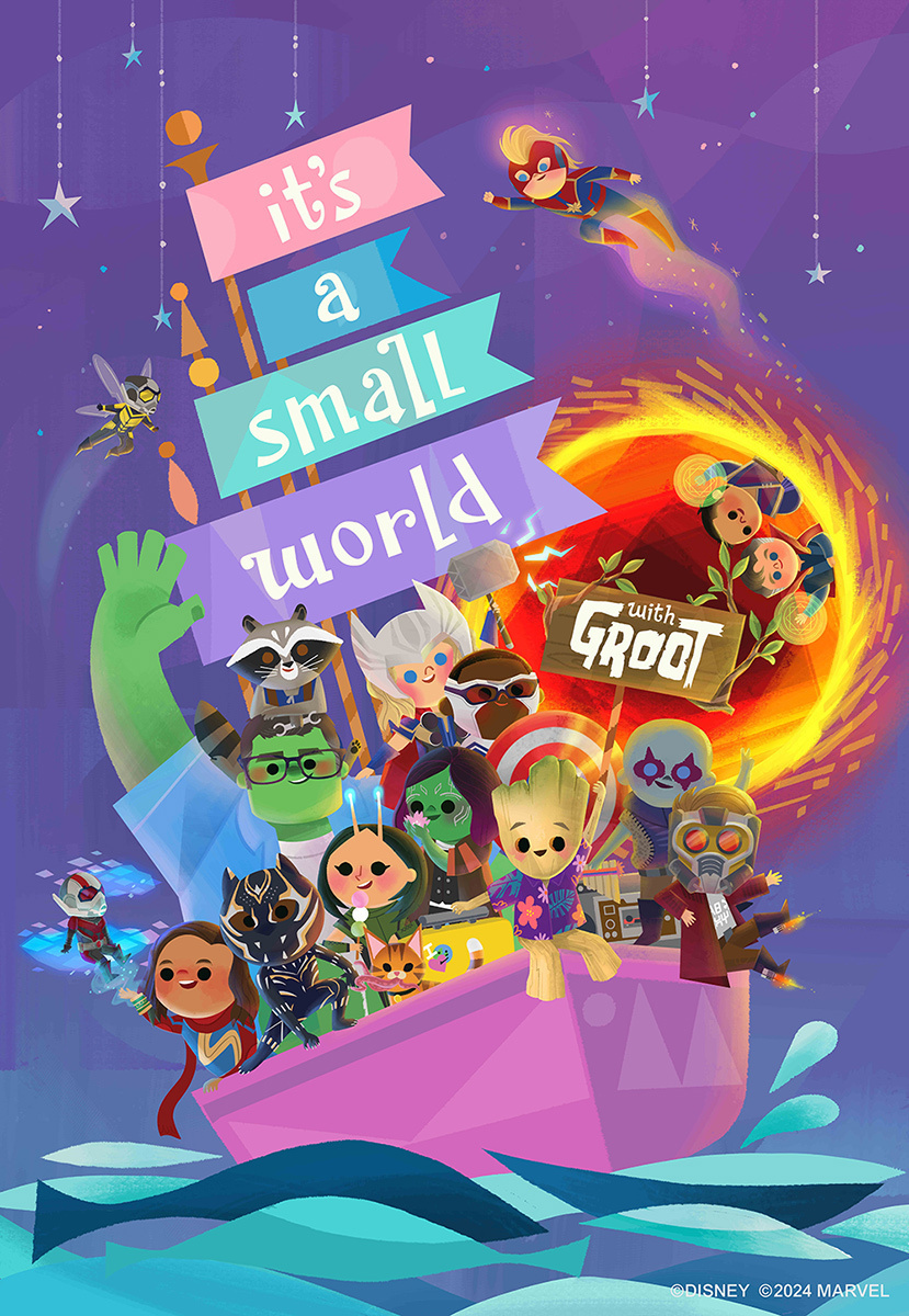 “it’s a small world with Groot”