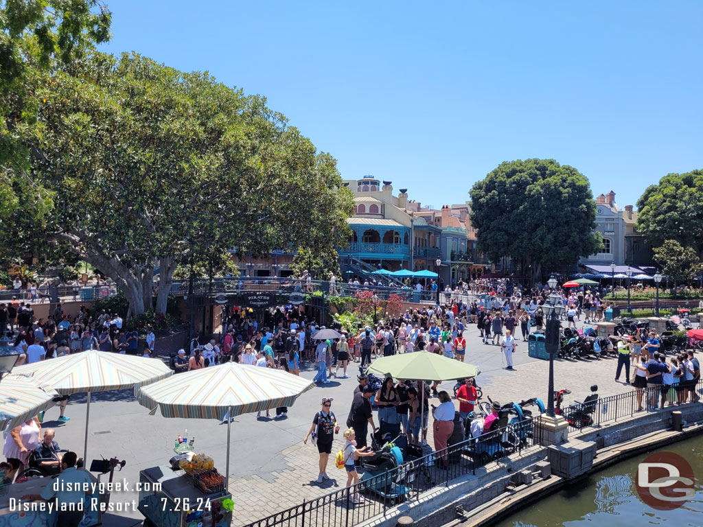 New Orleans Square from the Mark Twain Riverboat