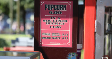 Popcorn Cart in Town Square on Main Street USA