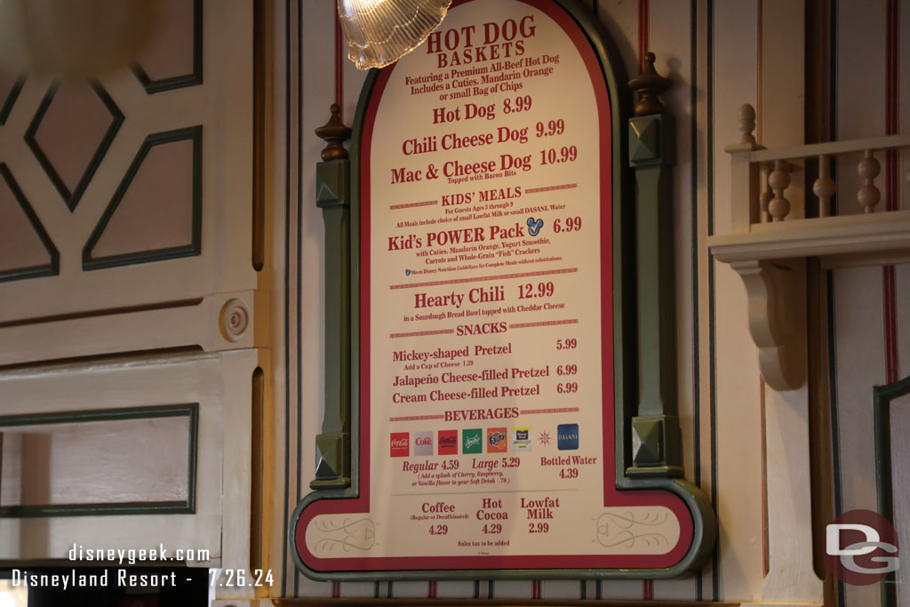 Refreshment Corner - Main Street USA