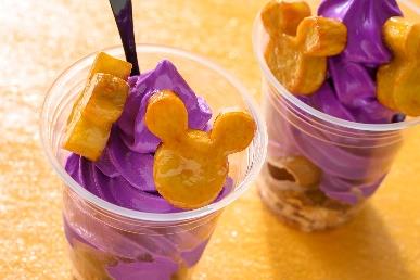 Tokyo DisneySea Liberty Landing Diner Halloween Sundae (Candied Sweet Potato & Chestnut) 850 yen