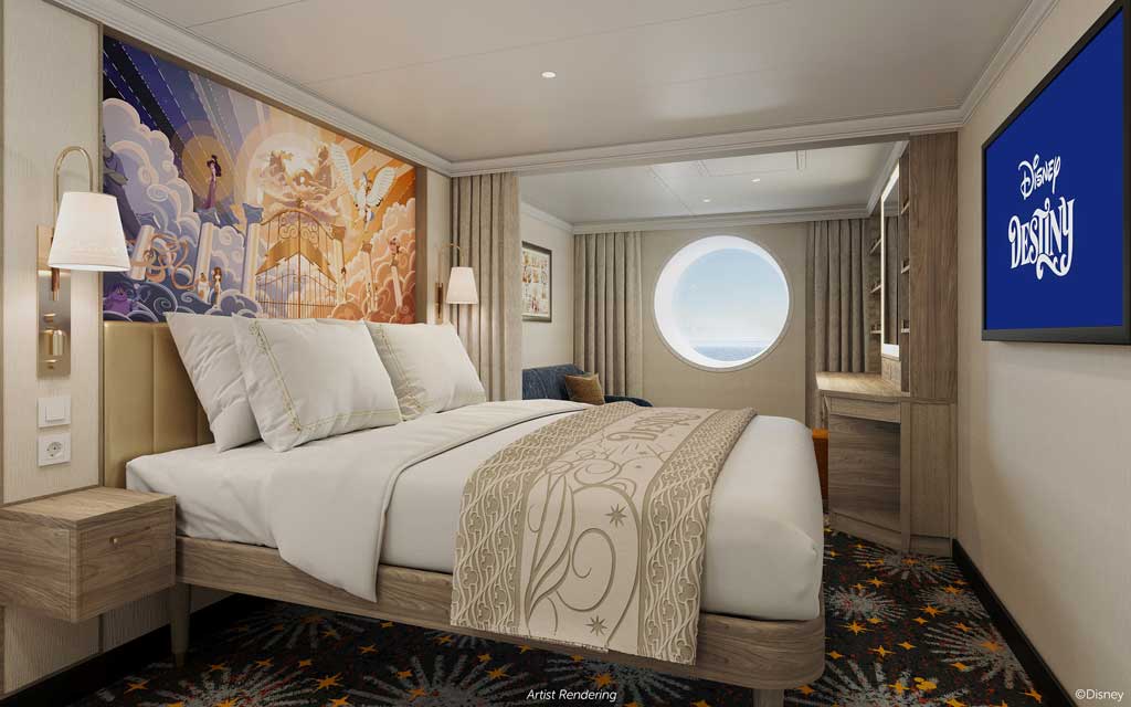 Disney Destiny - Oceanview Stateroom