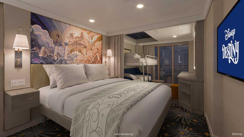 Disney Destiny - Verandah Stateroom