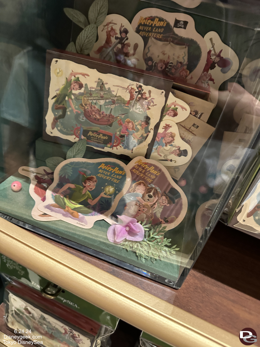 disneysea fantasysprings shop peterpanstickers