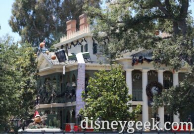 Pictures: Haunted Mansion Renovation at Disneyland (7/26/24)