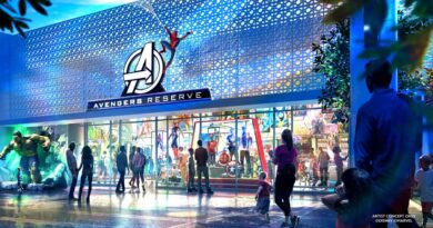 Coming to the Downtown Disney District at Disneyland Resort in Anaheim, Calif., is an all-new shopping destination, Avengers Reserve. Avengers Reserve will celebrate the unique fandom and stories of Earth’s Mightiest Heroes and all their amazing friends. Avengers Reserve will feature favorite characters and stories through collectibles, apparel, accessories, toys and comics. (Artist Concept/Disneyland Resort)