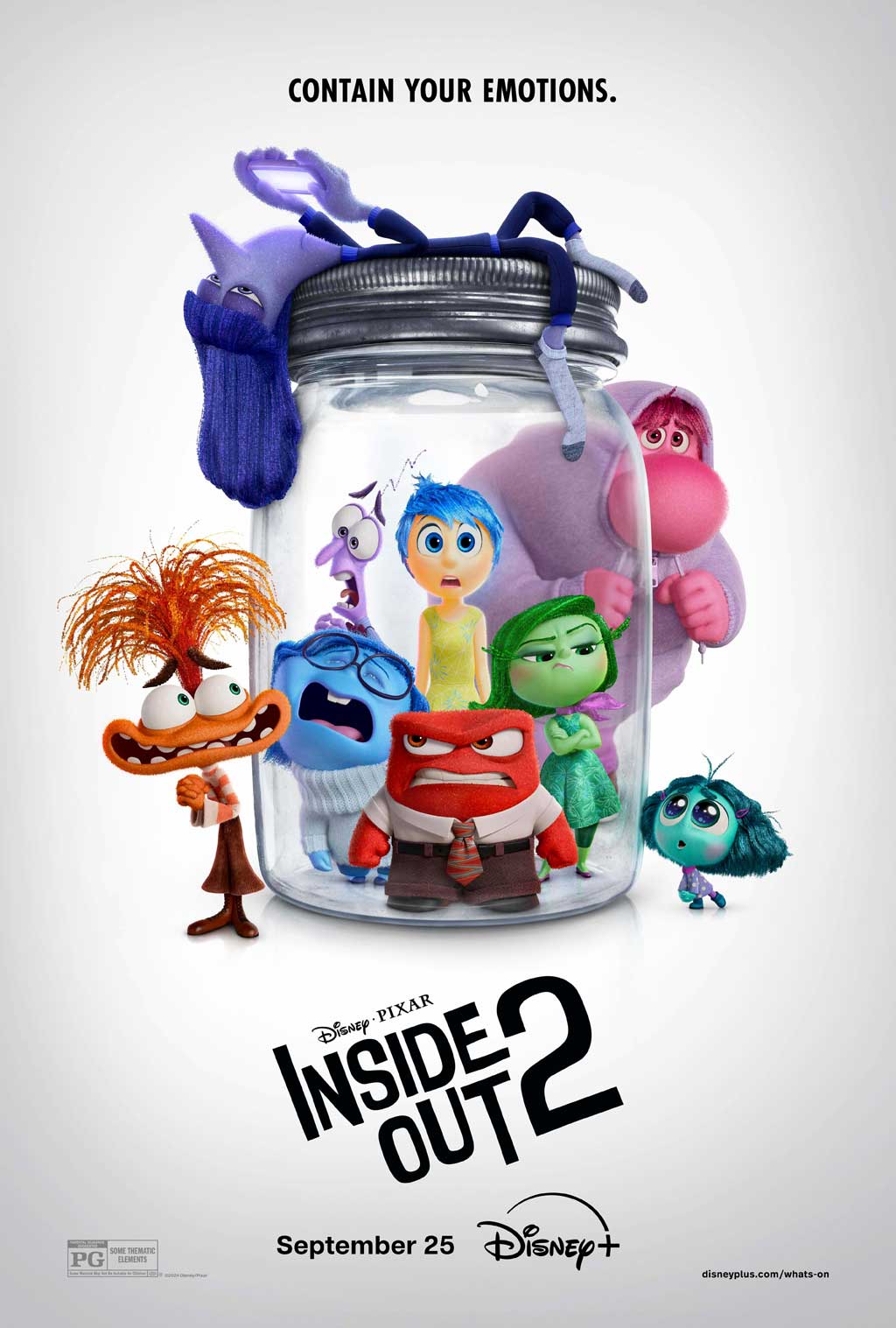 Inside Out 2 on Disney+