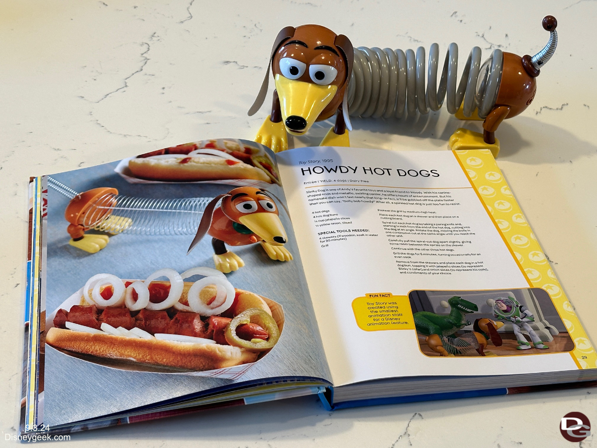 pixar cookbook slinky