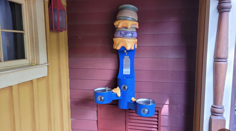 Bayou Country Winnie the Pooh Drinking Fountain and Bottle Refill Station