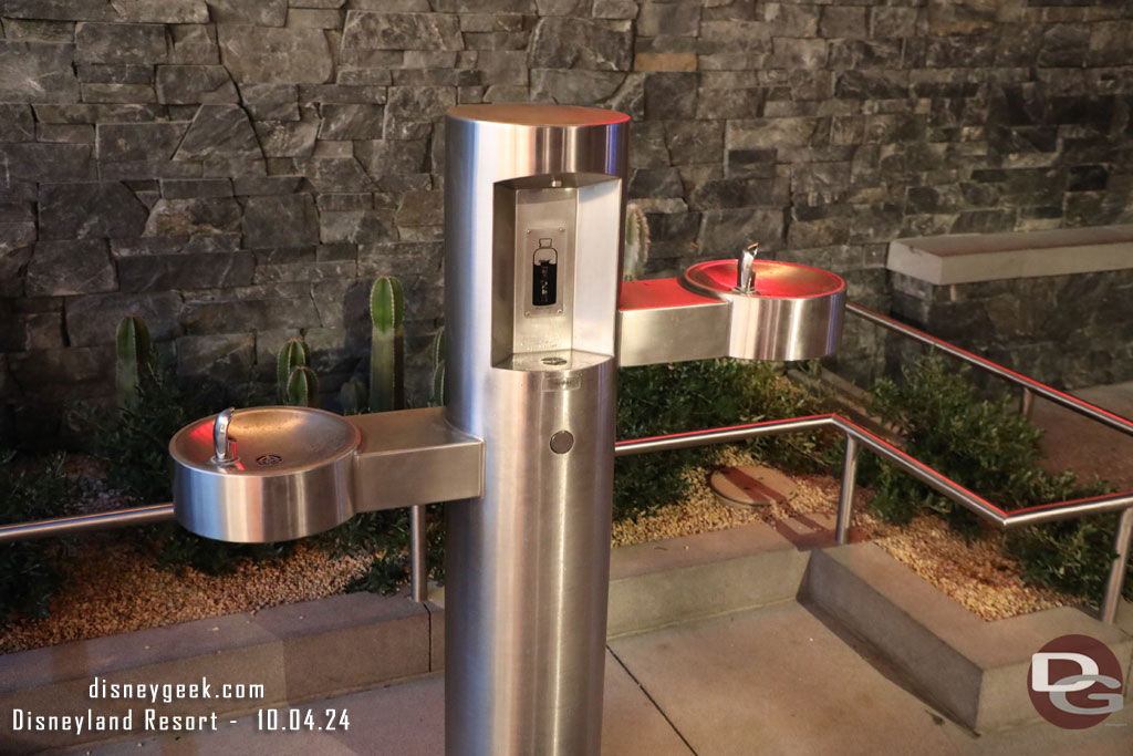 Downtown Disney West End Frontierland Drinking Fountain and Bottle Refill Station