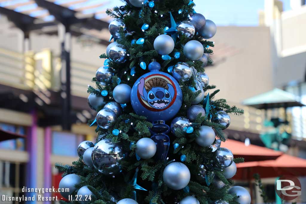 Chip and Dale's Ornament Trail 2024 in Downtown Disney - Stitch Ornament