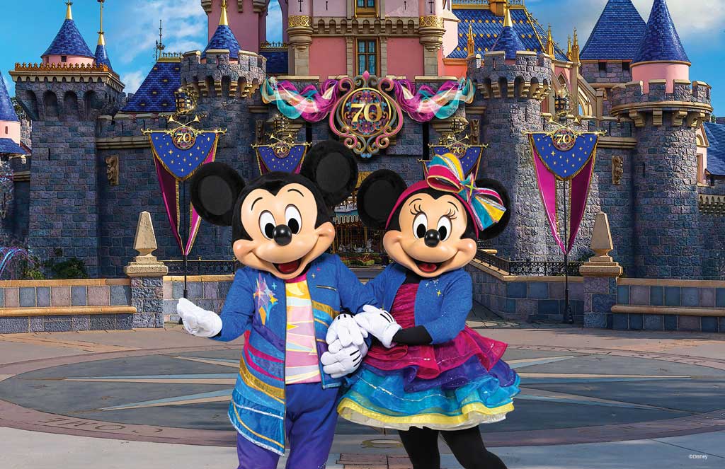 DLR 70thCelebration MickeyMouse andMinnieMouse