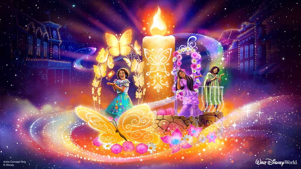 A new nighttime parade “Disney Starlight: Dream the Night Away” will come to Magic Kingdom in Summer 2025 using the latest technology to bring Disney stories to life and will feature moments from fan-favorite films like Walt Disney Animation Studios’ “Moana." (DISNEY)