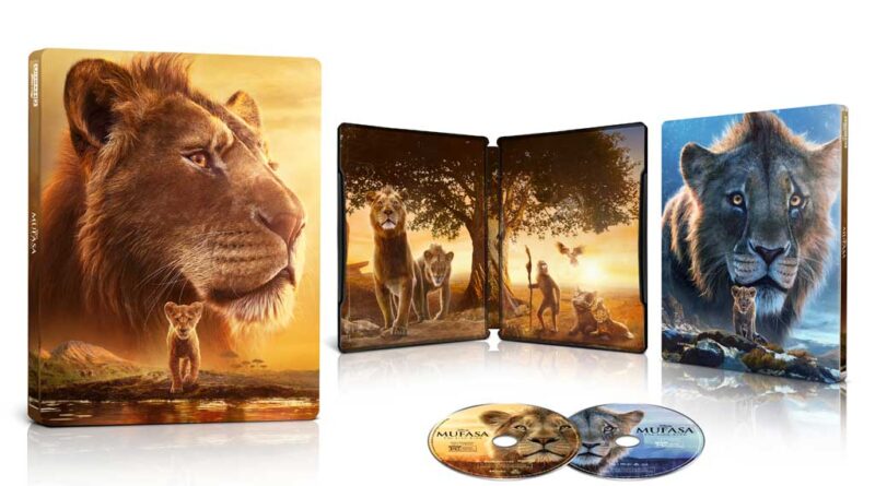 Mufasa Home Video Steelbook