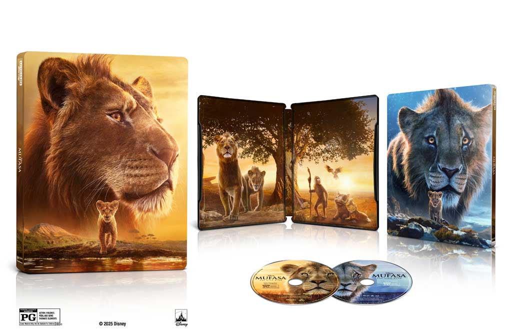 Mufasa Home Video Steelbook