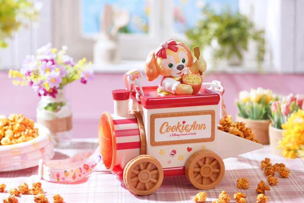 HKDL 2025 Duffy FB ODV Springtime CookieAnn Train Popcorn Bucket