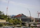 Pictures: Tokyo Disneyland Space Mountain Construction from Monorail (5/7/25)
