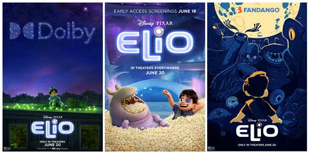 Disney and Pixar's Elio Posters