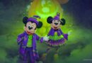 From Aug. 22-Oct. 31, 2025, Halloween Time will bring frightfully fun experiences to guests with Halloween magic throughout the Disneyland Resort in Anaheim, Calif. Mickey Mouse, Minnie Mouse and their friends will dress to impress this Halloween in bright new looks featuring swirling colors of purple, green and orange – a twist on their 70th Celebration outfits. (Artist Rendering/Disneyland Resort)
