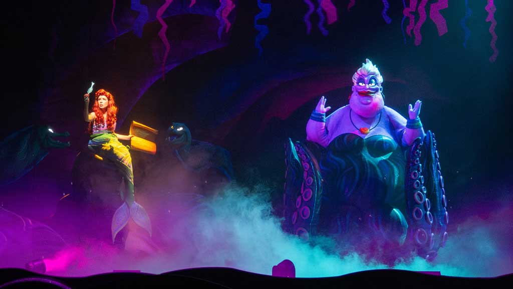 Dive under the sea with "The Little Mermaid - A Musical Adventure" a new live stage show set to debut on May 27, 2025, at Disney's Hollywood Studios in Walt Disney World Resort. (Steven A. Diaz, photographer)