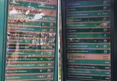 Disneyland Wait Times at 12:43pm