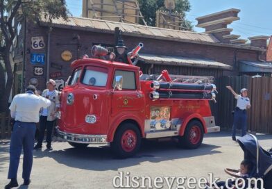 Red Near His Community Garden in Cars Land